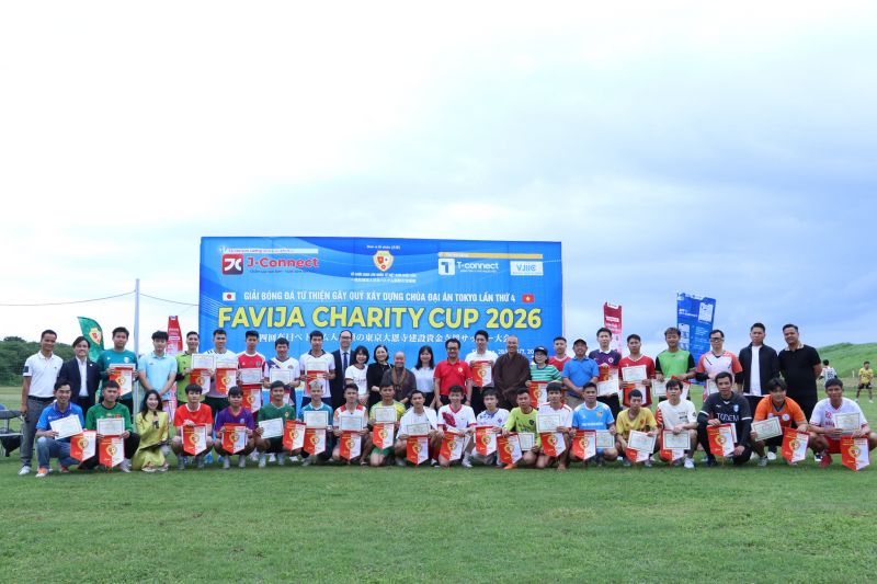 FAVIJA CHARITY CUP: TỪ SÂN CỎ ĐẾN MÁI CHÙA CHUNG CỦA NGƯỜI VIỆT GIỮA LÒNG TOKYO
